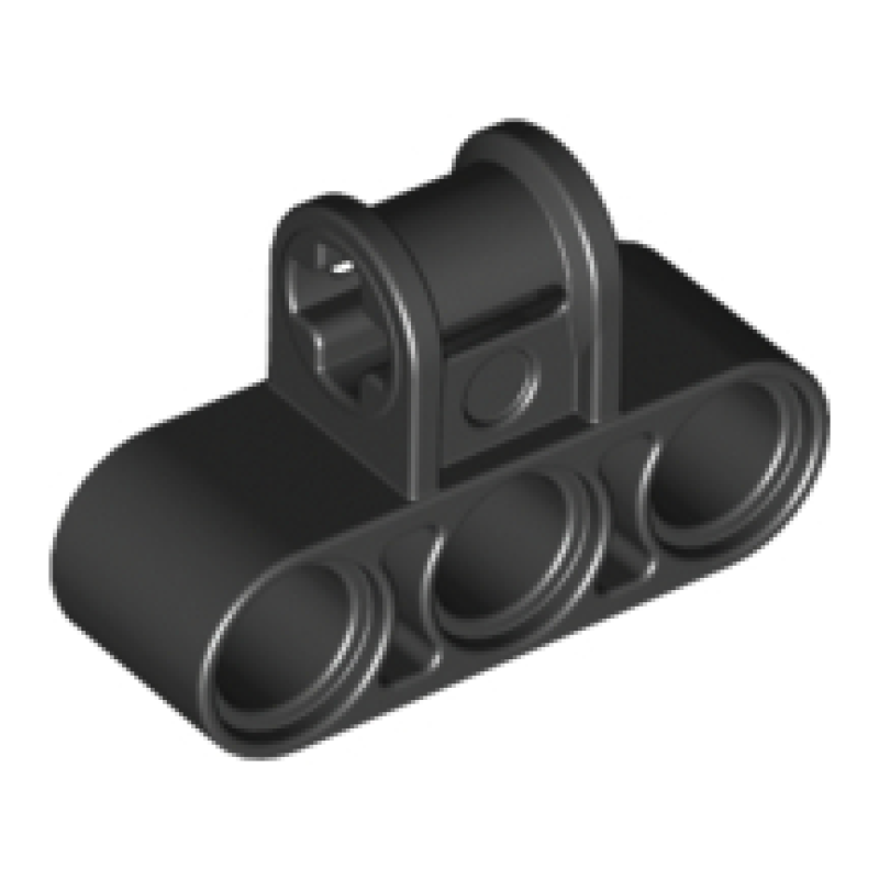 Technic, As en Pin Koppeling Drievoudig Loodrecht Black